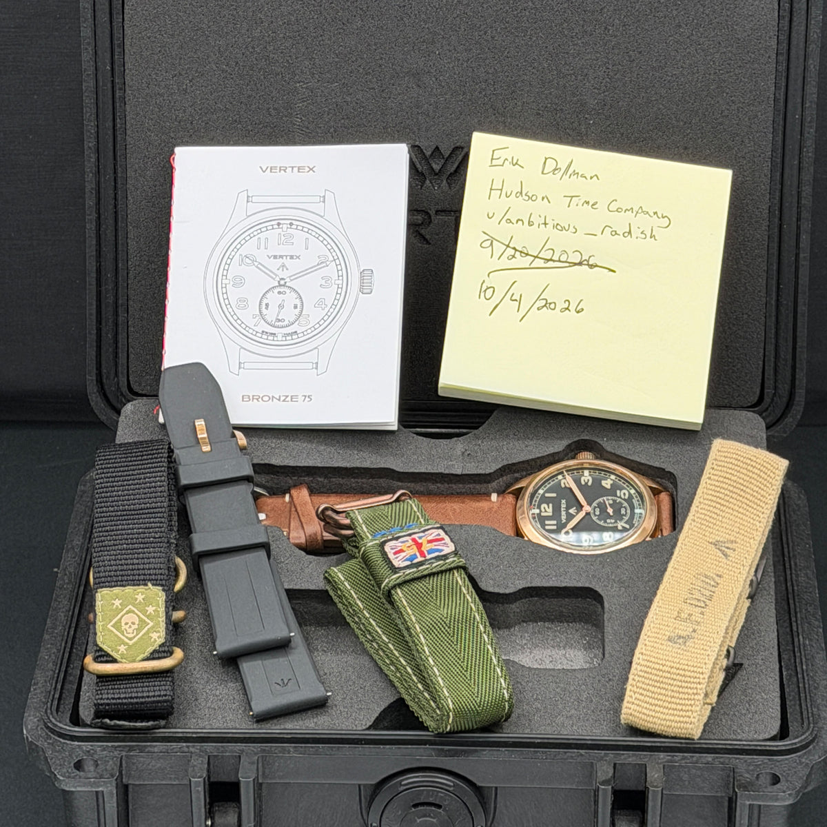 Vertex Bronze 75, 40mm Bronze, Full Kit Plus Extras