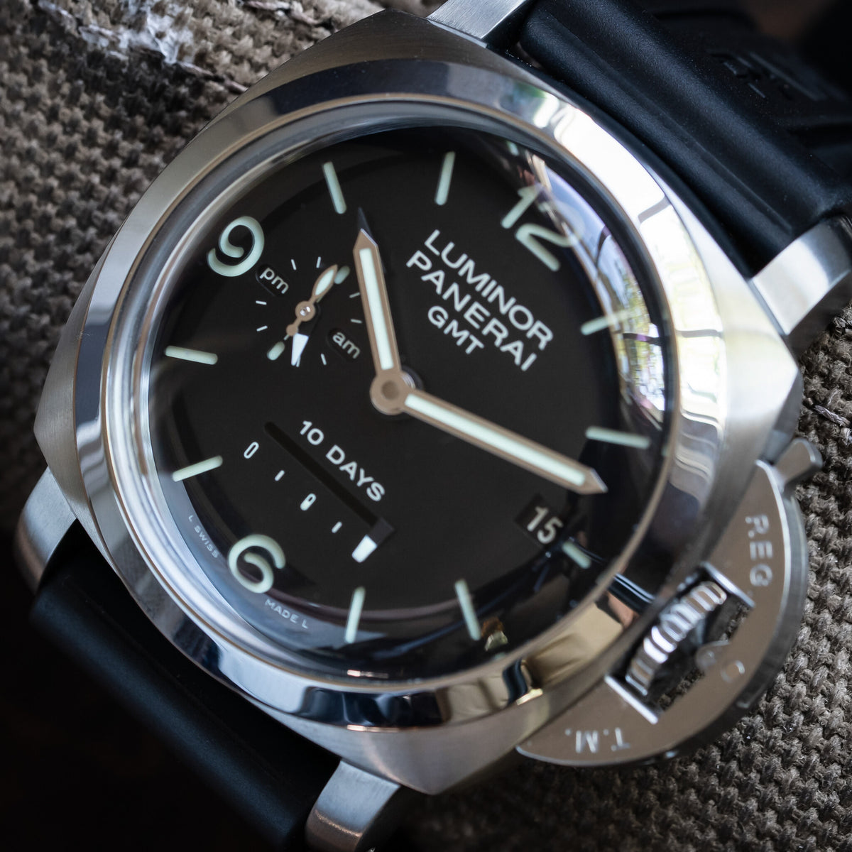 Panerai Luminor 1950 10 Days GMT Acciaio | PAM00270 | 44MM | Steel | Full Set