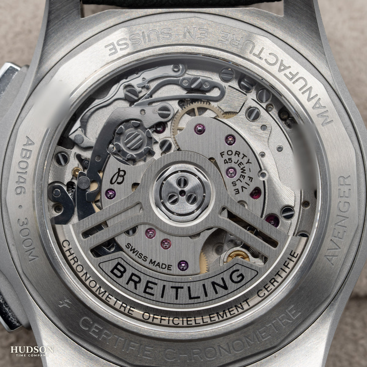 Breitling Avenger B01 Chronograph 42 AB0146 Green Dial Green Strap Steel Automatic Box and Manuals