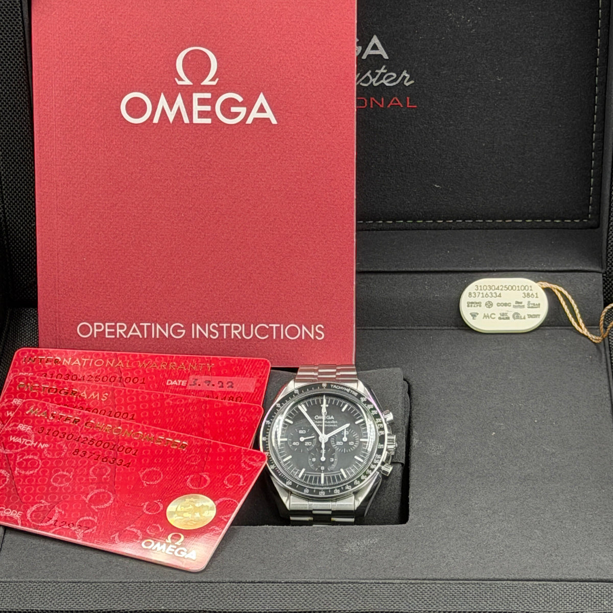 Omega Speedmaster Professional Moonwatch Hesalite | 310.30.42.50.01.001 | 2022