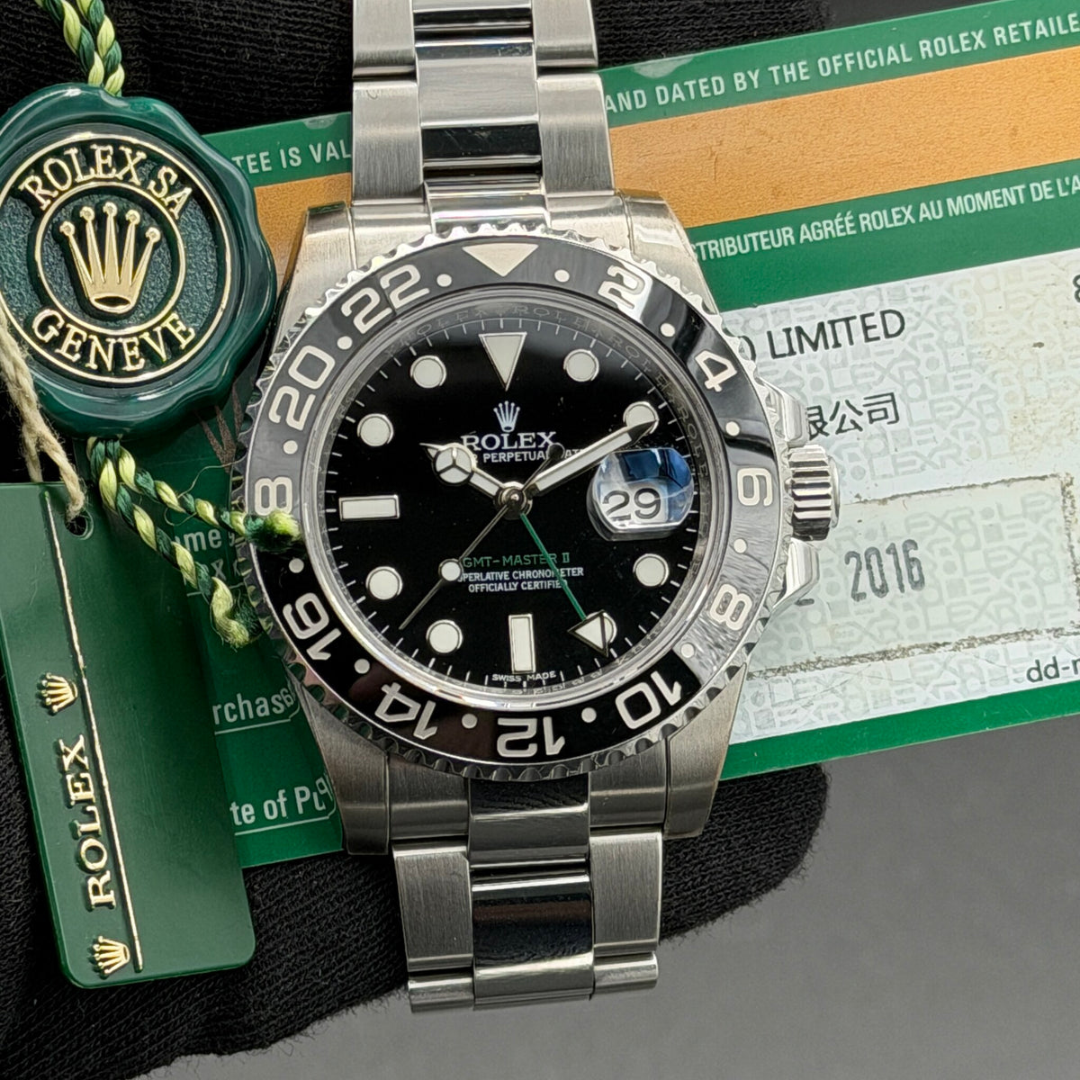 2016 Rolex GMT-Master II | Ref. 116710LN | Oyster Bracelet | Full Set