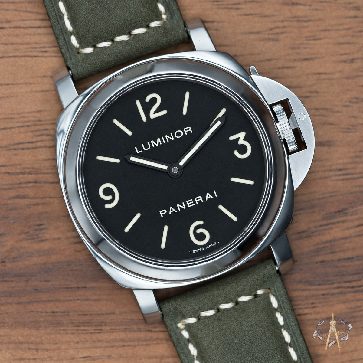 2009 Panerai Luminor Base PAM00112 | 44mm | Steel | Sandwich Dial | Box & Papers