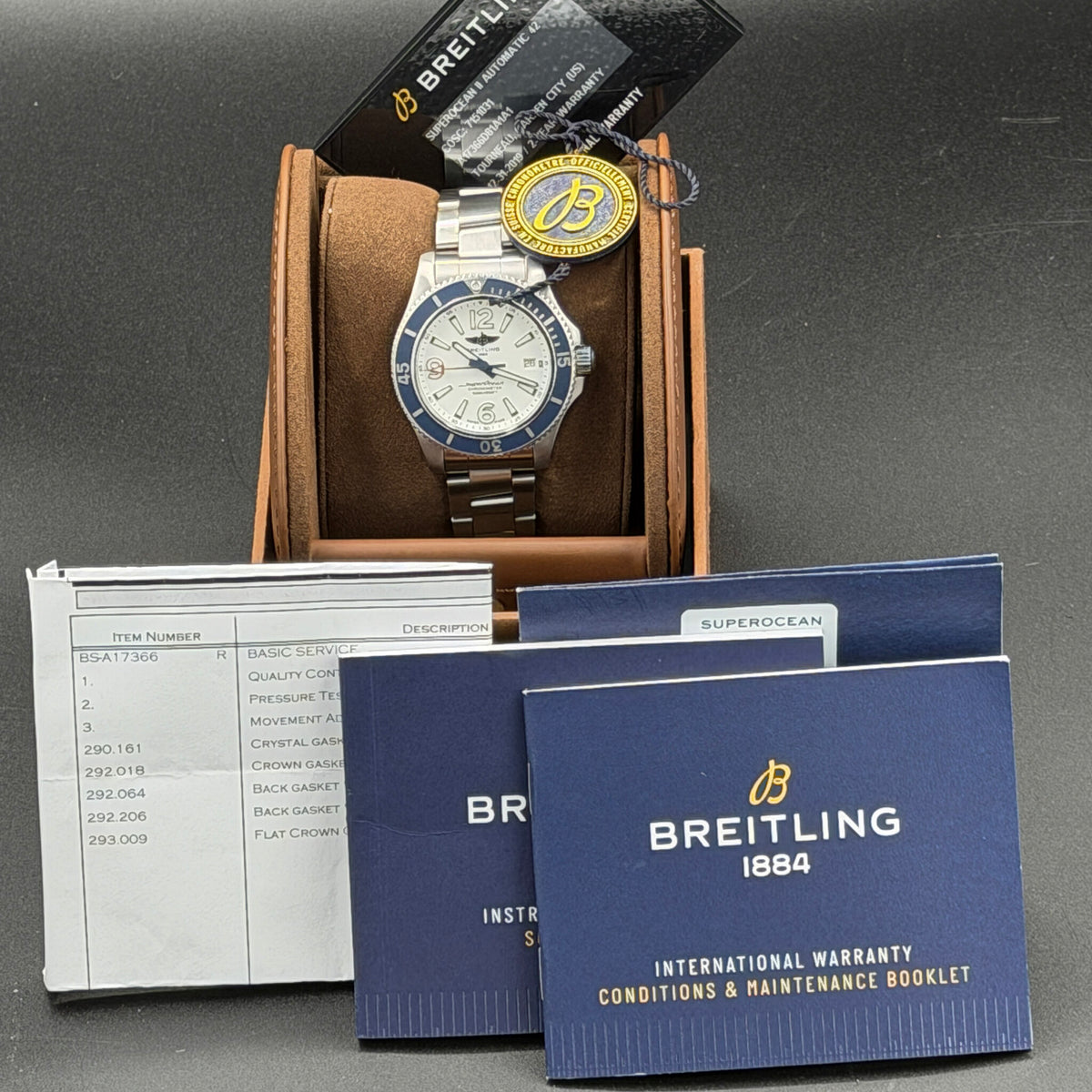 Breitling Superocean | Ref. A17366D81A1A1 | 42mm | White Dial | Full Set | 2019