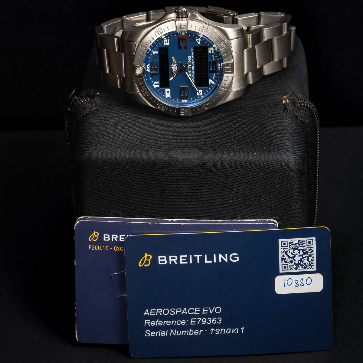 Breitling Aerospace Evo | Ref. E79363 | 43 mm | Titanium | 2020 | Blue Dial