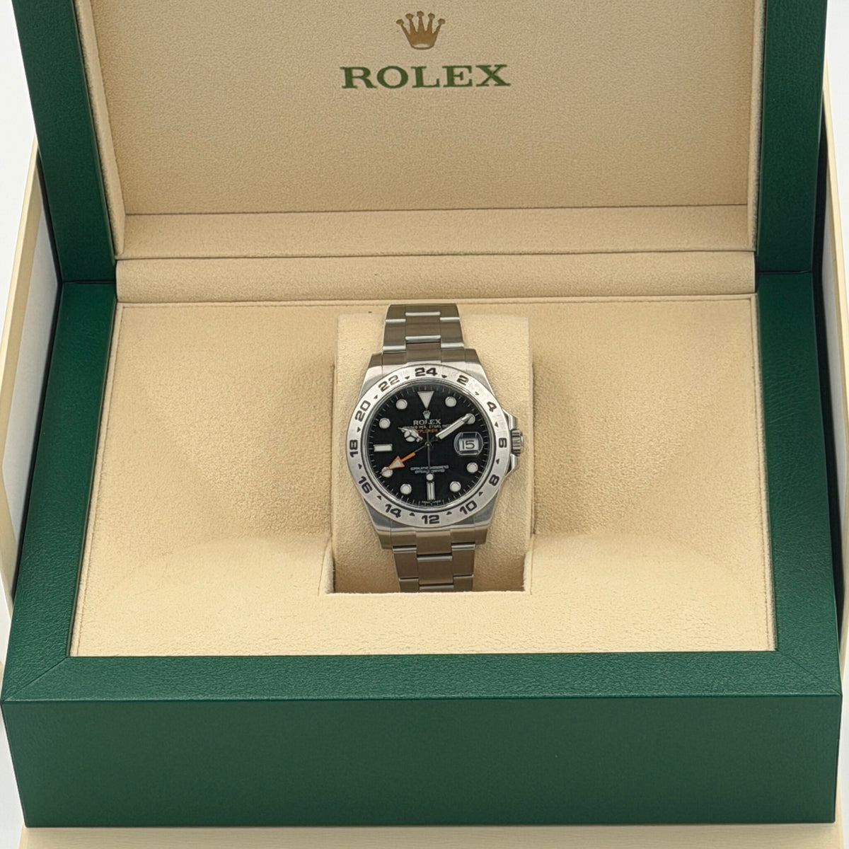Rolex Explorer II | Ref. 216570 | Black Dial | 42mm | Steel | Box/Card