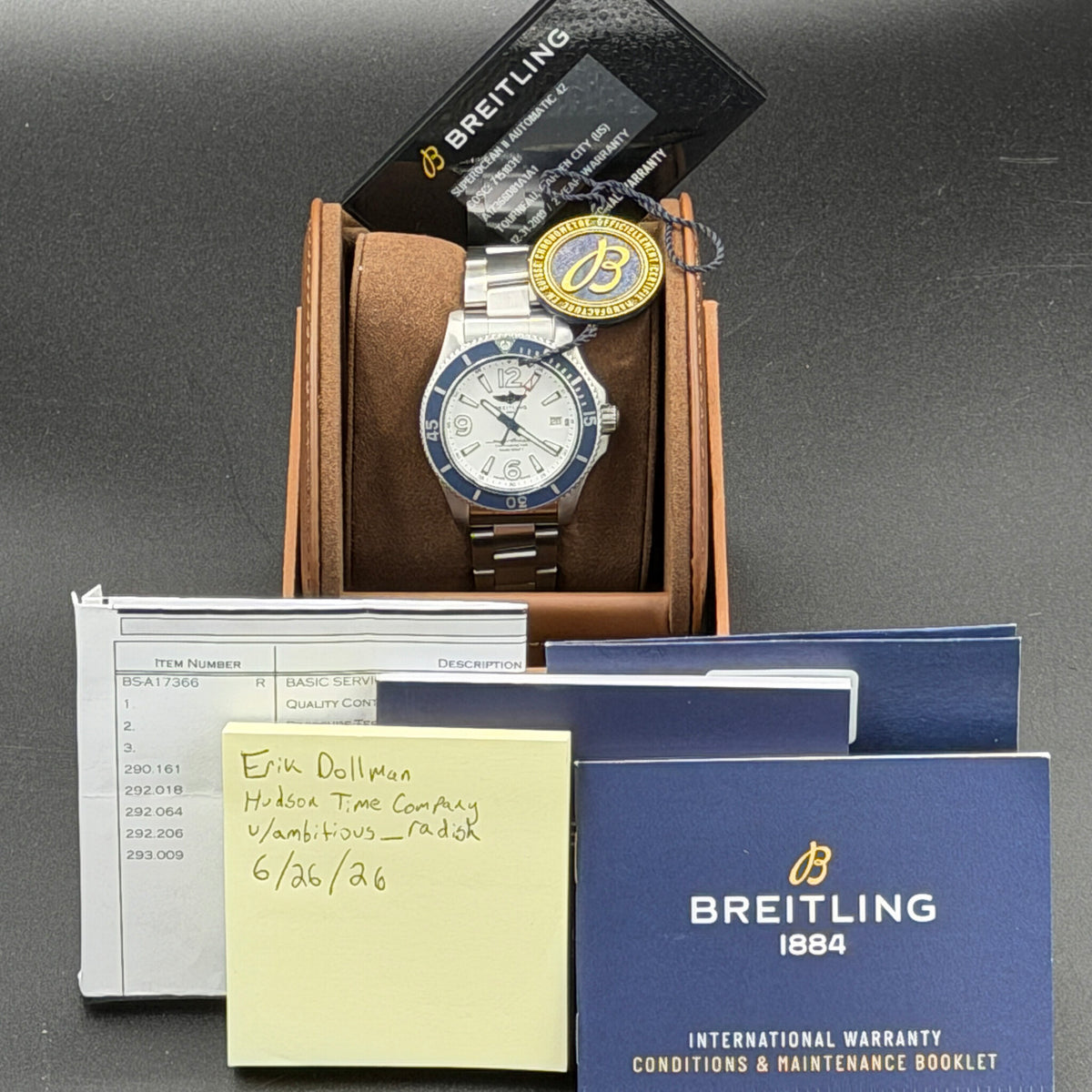 Breitling Superocean | Ref. A17366D81A1A1 | 42mm | White Dial | Full Set | 2019