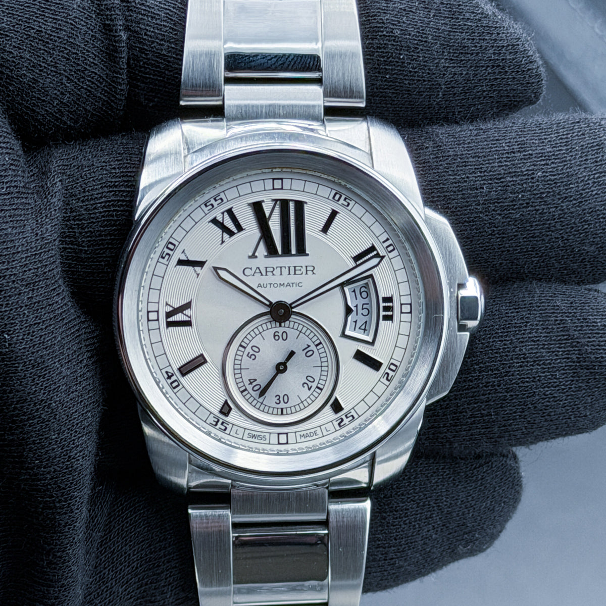 Cartier Calibre de Cartier | Ref W7100015 | 42mm | Steel | White Dial | Full Set