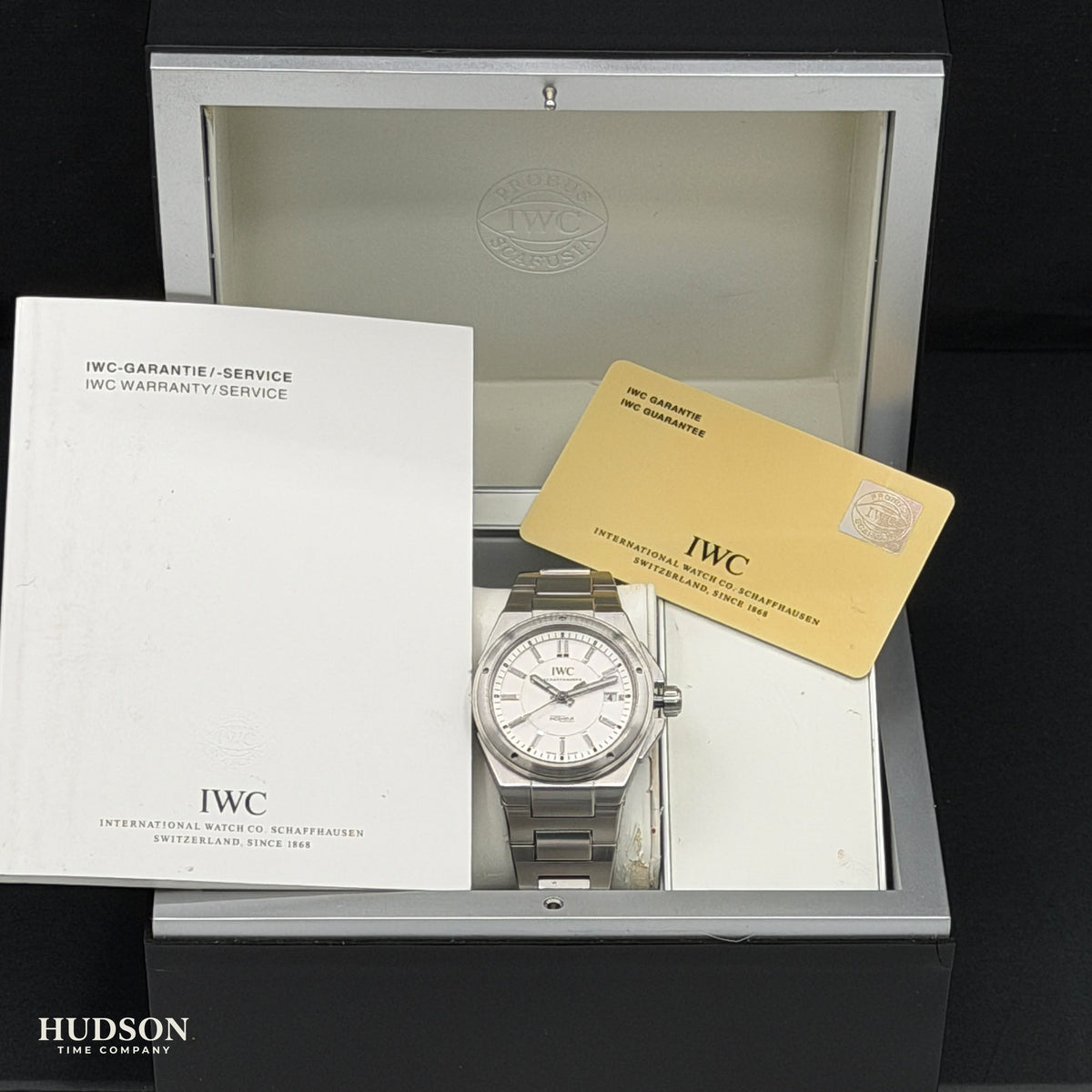 IWC Ingenieur IW323904, 40mm, Silver Dial, Box and Card