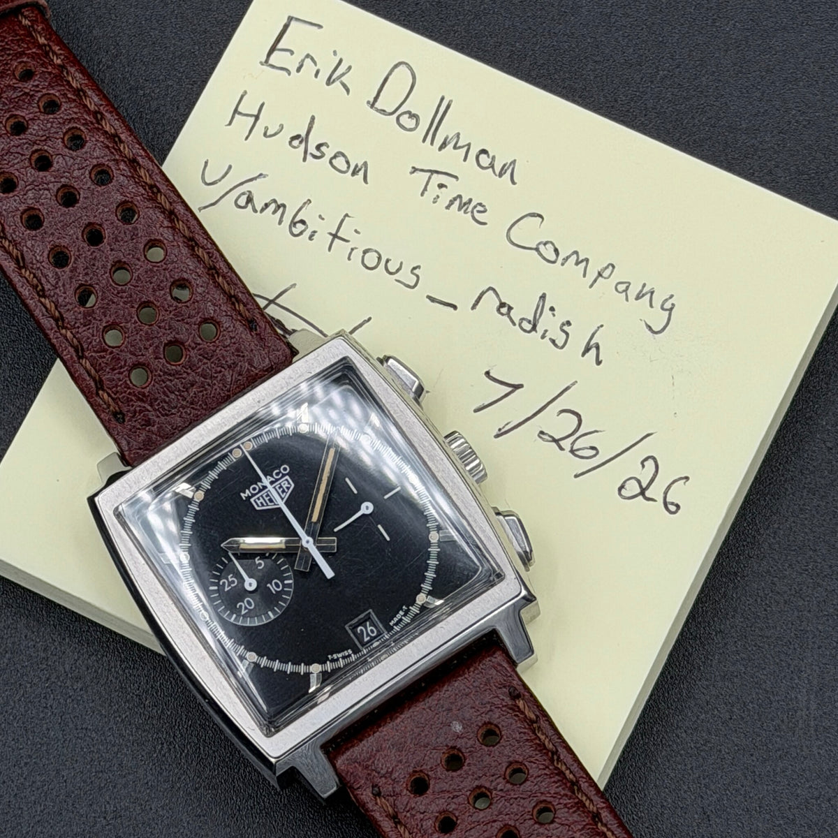 TAG Heuer Monaco Special Edition | CS2110.FC8119 | Black Dial | Full Set | 1998