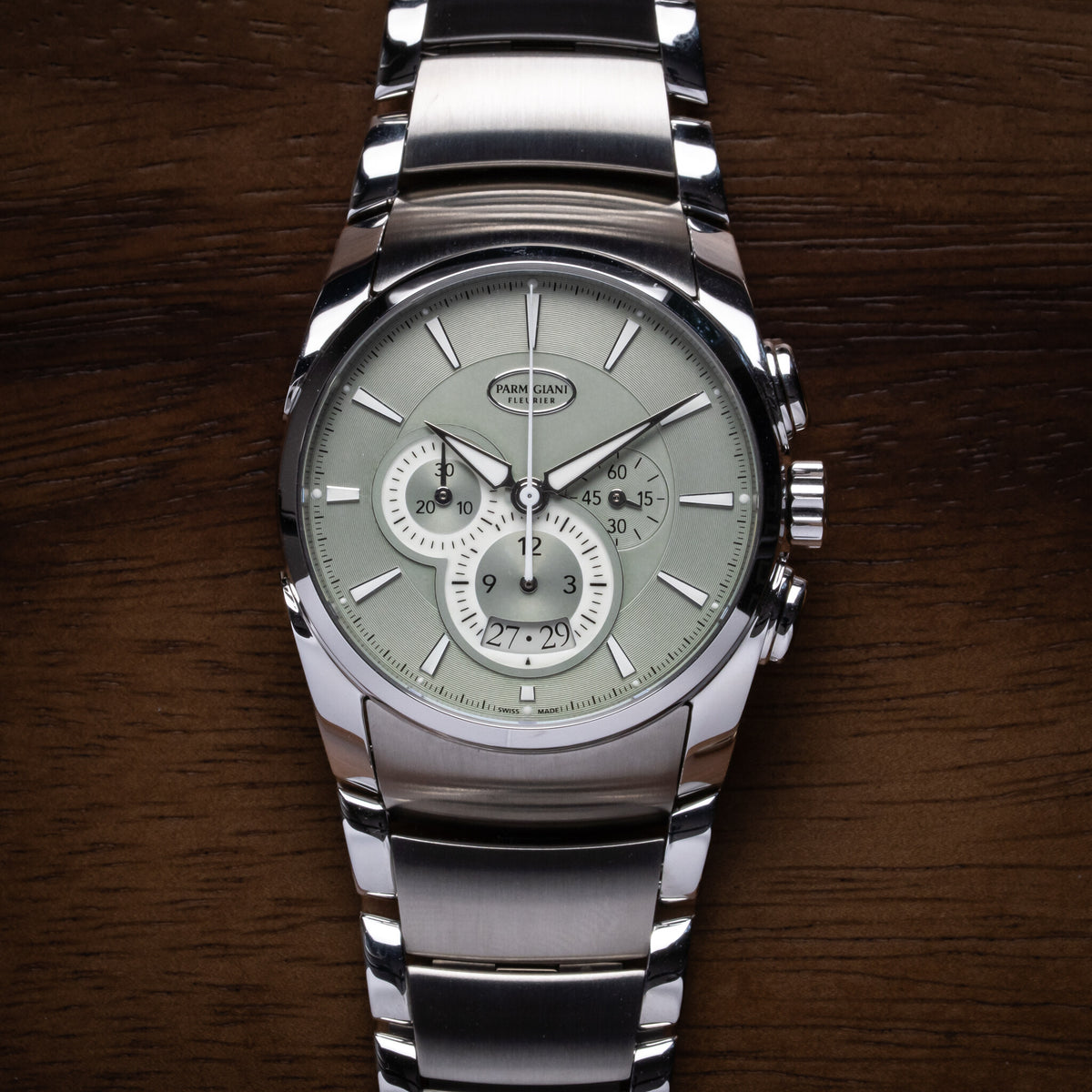 Parmigiani Fleurier Metrographe Special Edition Crème de Menthe| 40mm Steel | 2026 | Full Set