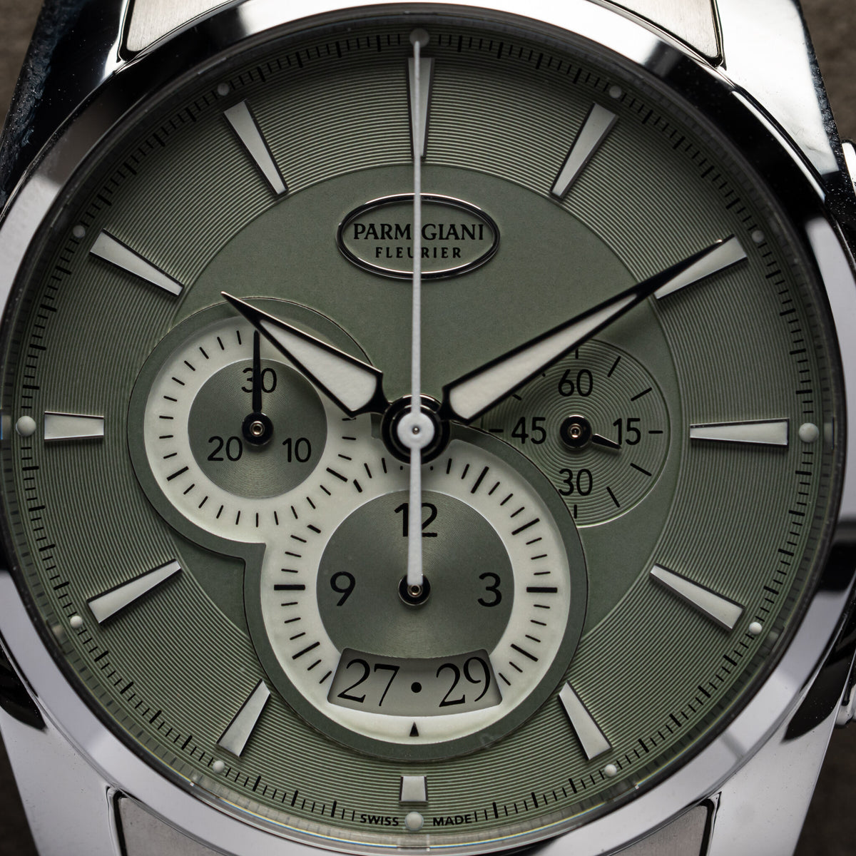 Parmigiani Fleurier Metrographe Special Edition Crème de Menthe| 40mm Steel | 2026 | Full Set