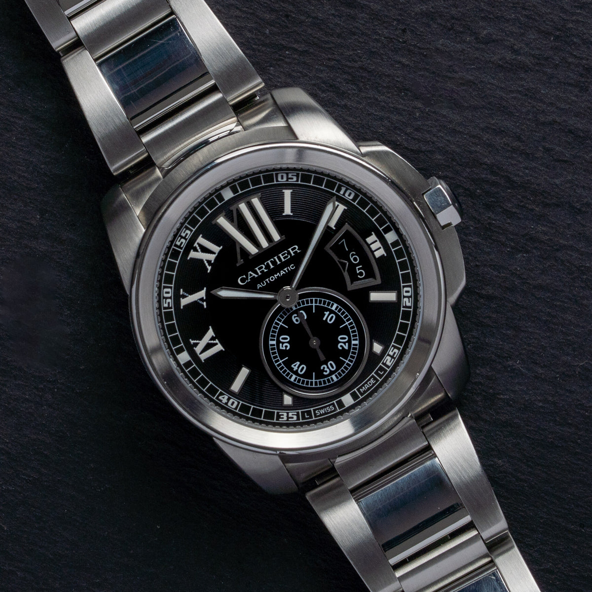 Cartier Calibre de Cartier | Ref. W7100016 | 42mm | Steel | Watch & Papers