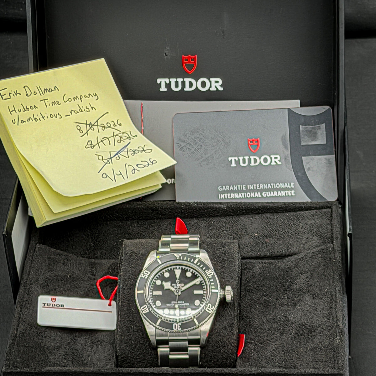 Tudor Black Bay Monochrome | Ref. 7941A1A0NU | 41mm | Steel | 2024 | Full Set