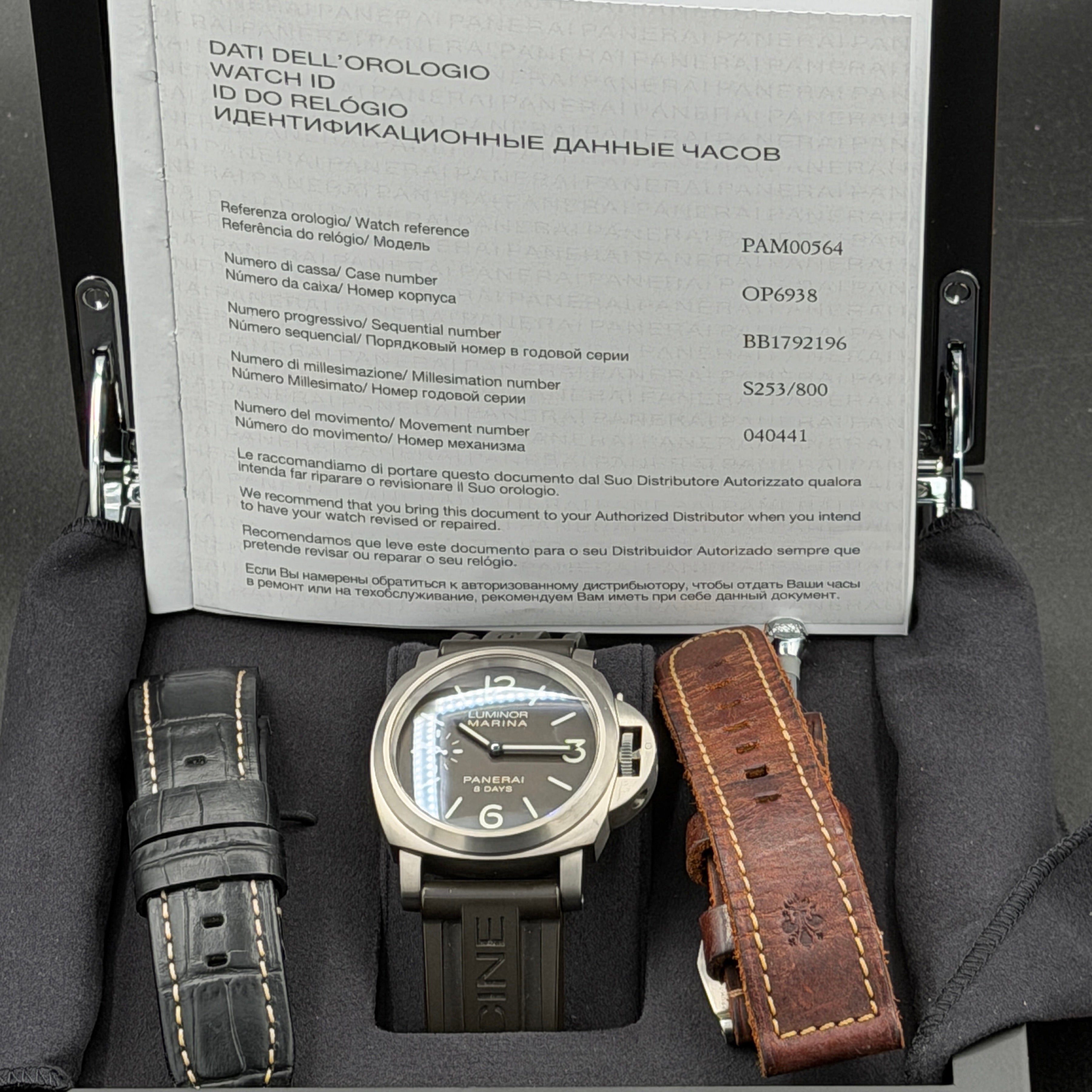 Panerai Luminor Marina 8 Days Pam00564