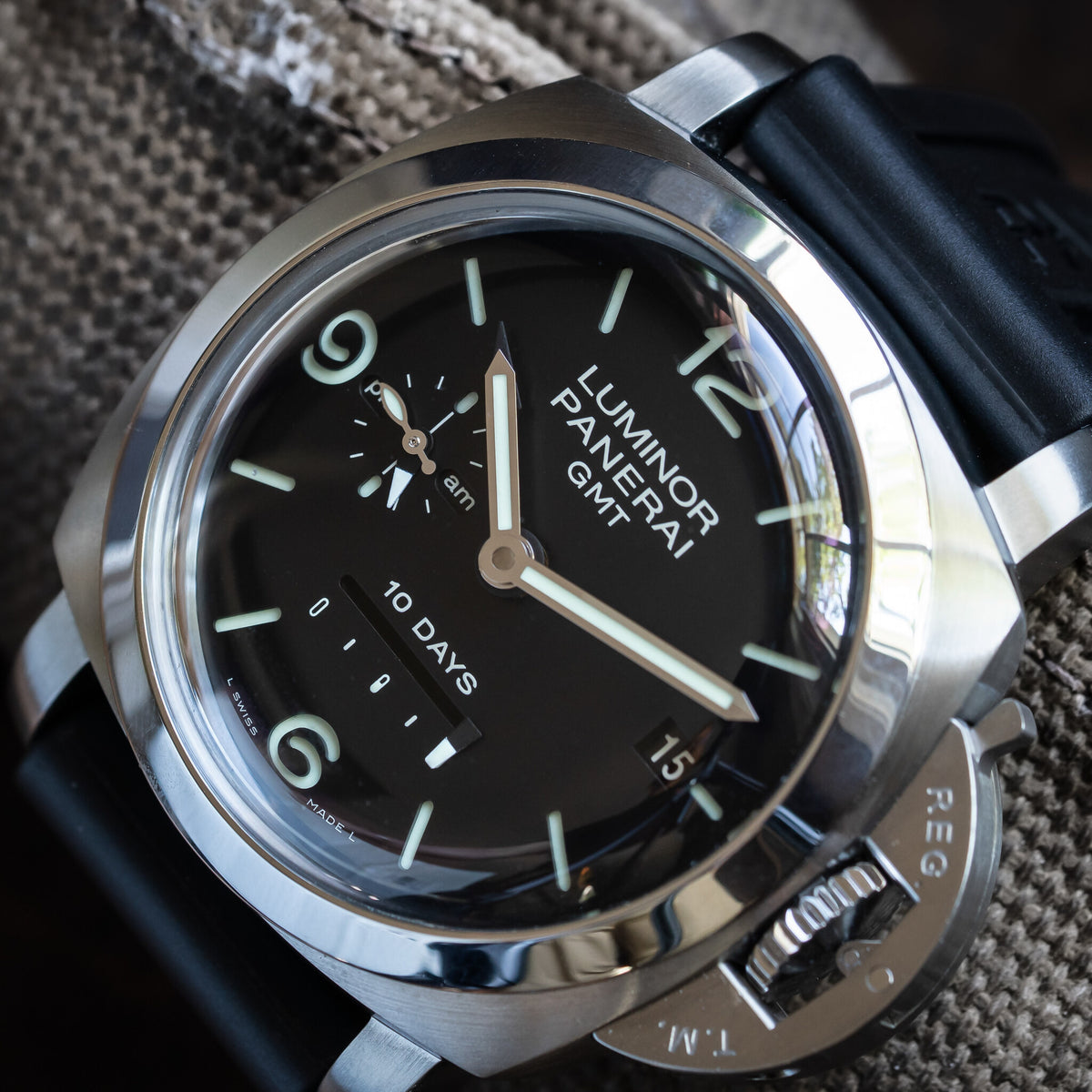 Panerai Luminor 1950 10 Days GMT Acciaio | PAM00270 | 44MM | Steel | Full Set