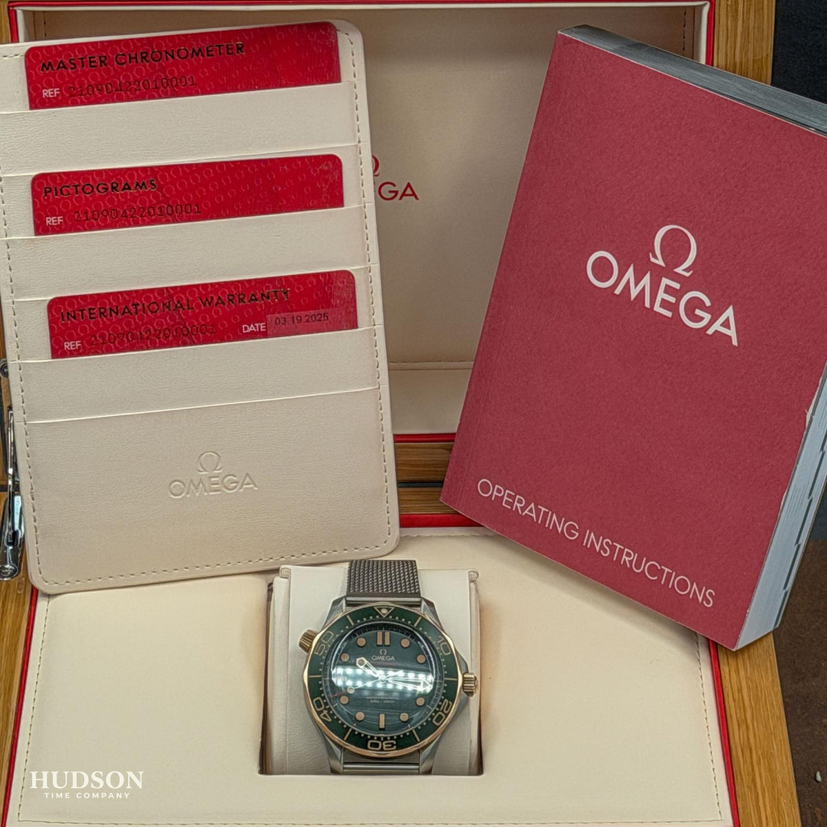 Omega Seamaster Diver 300M Bronze Gold | Ref. 210.90.42.20.10.001 | 42mm | 2025 | Full Kit